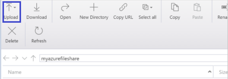 Blob storage